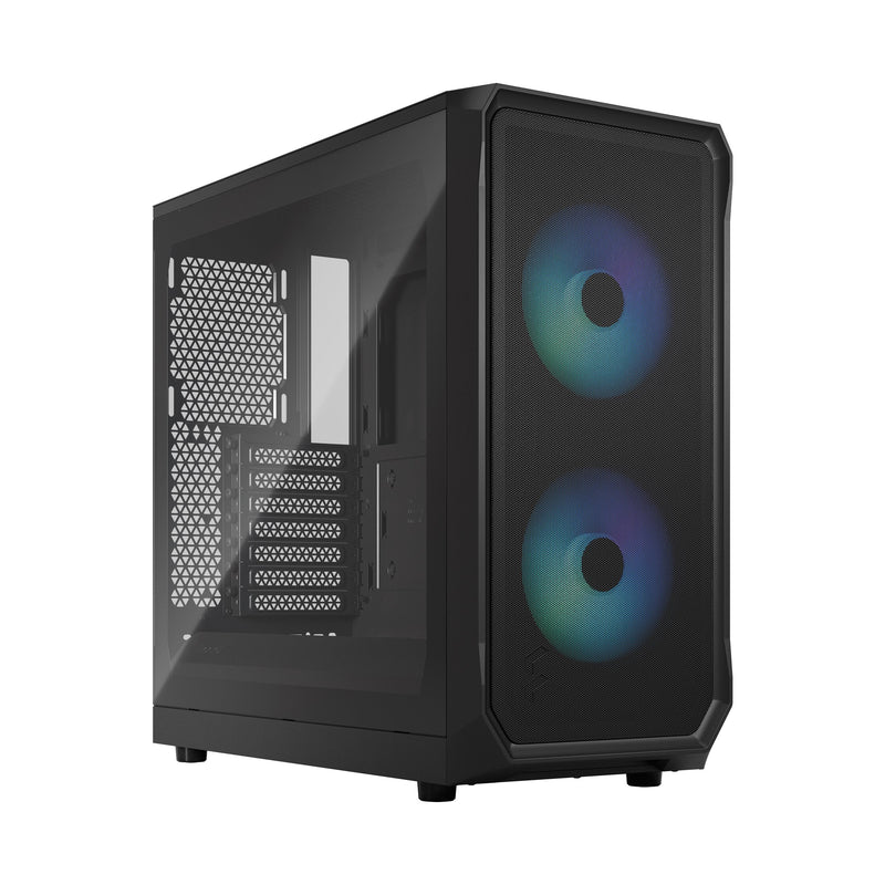 Fractal Design PC Case Focus 2 RGB Black Tg Clear Tint, FD-C-FOC2A-03