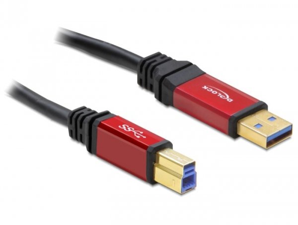 Delock USB Cable 3.0 Typ-a Male USB 3.0 Typ-b Male 3M Premium
