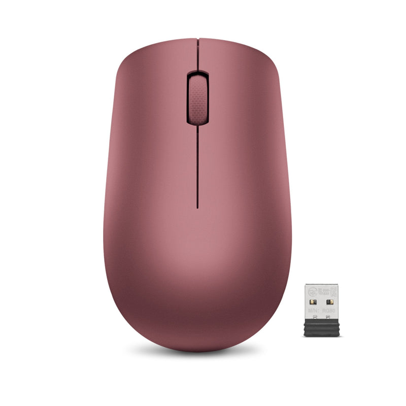 Lenovo Mouse 530 Ambidiestro RF Wireless Óptico 1200 DPI Pink