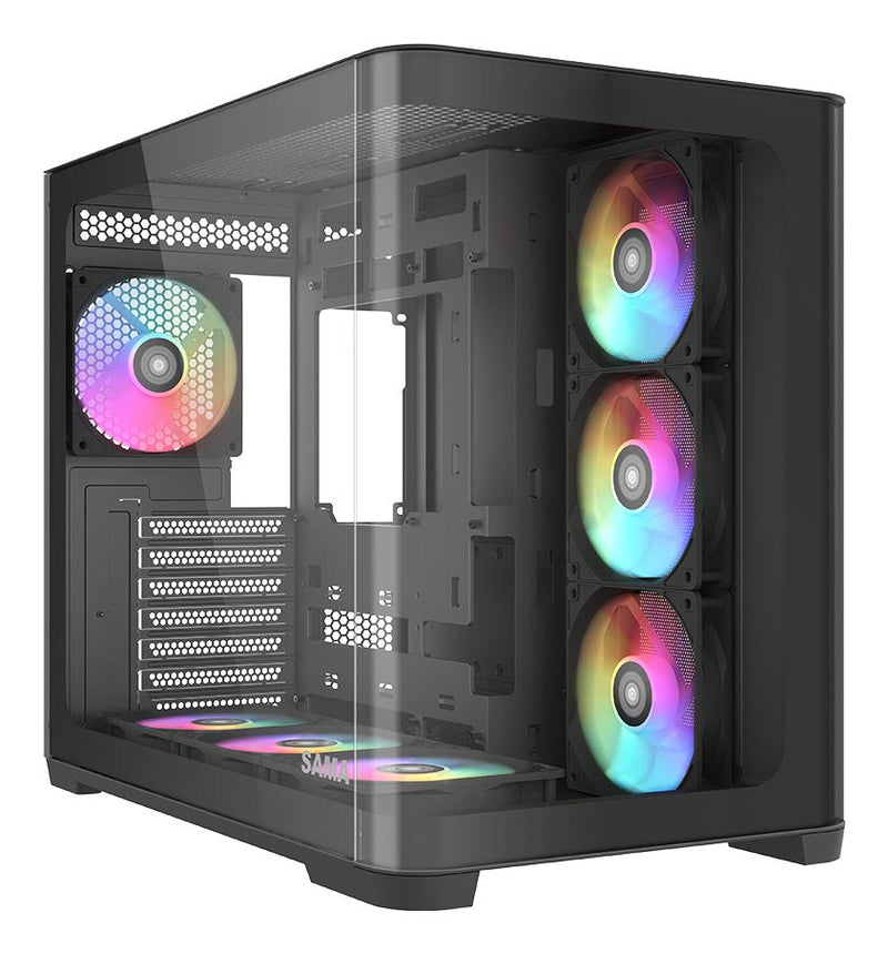 Sama V60 ATX Mid-tower ATX PC Case Black Retail