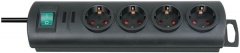 Brennenstuhl Primera-line 4 Salidas AC Black 1,5M — image 1