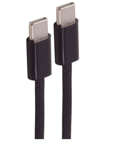 Shiverpeaks USB-C Cable Charging 2.0, 60W, Black Textil, 0,5M