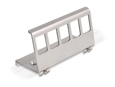 Delock 88141 Stand Metallic Keystone 5 Ports Riel Din — image 1