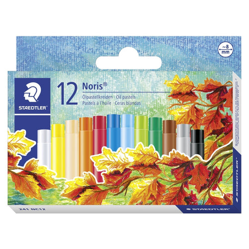 Staedtler Noris 241 Pack 12 Ceras Blandas - Diametro 8MM - Resistencia a Rotura - Colours Surtidos — image 1