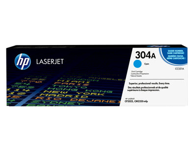 HP Genuine Toner 304A Cyan CC531A — image 1