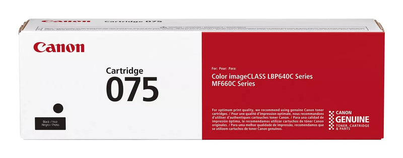 Canon Toner Black 075 Bk 6365C002 1400 Copias