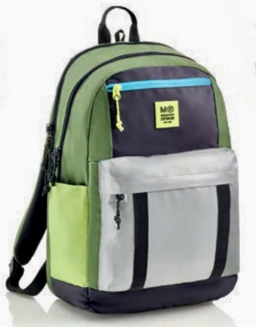 Backpack Miquelrius MR19331 School Black Green Grey