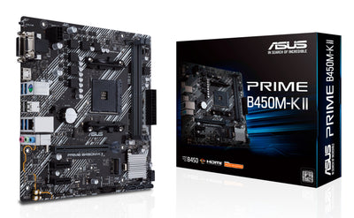 ASUS Motherboard AM4 Prime B450M-K Ii M-atx/2XDDR4/4XSATA6/2x USB 3.2/4x USB 2.0 90MB1600-M0EAY0 — image 1