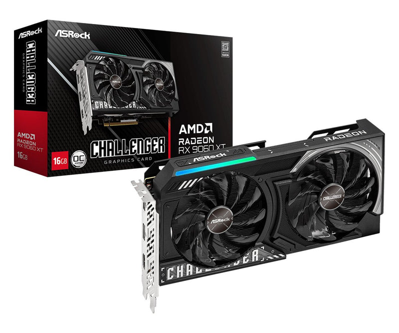 Asrock Graphics Card RX9060XT Cl 16GO 16GB DDR6 HDMI 2XDP