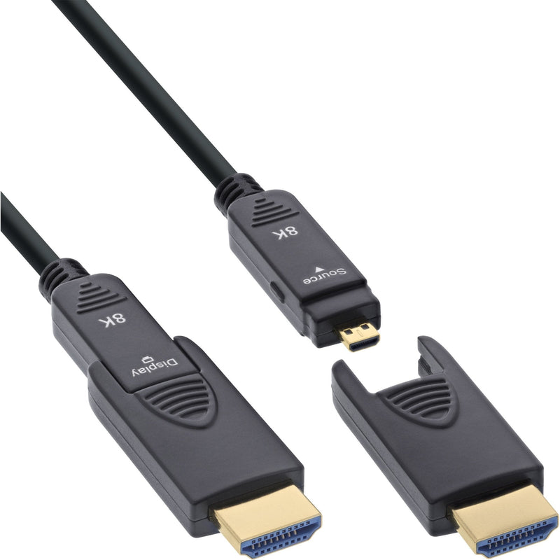 Inline® HDMI Aoc Cable Ultra High Speed Hdmi, 8K4K, Detachable Plug, 40M