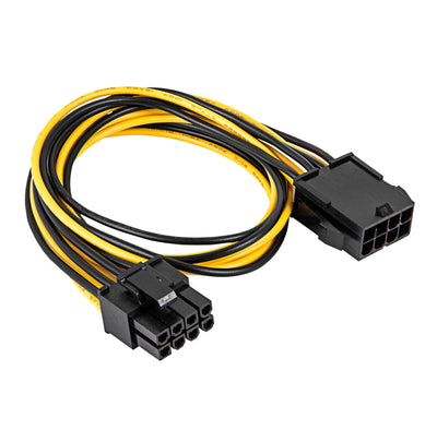 Akyga Adapter With Cable AK-CA-82 Pci- And 6 + 2 Pin M Pci- And 8 Pin M 40CM — image 1