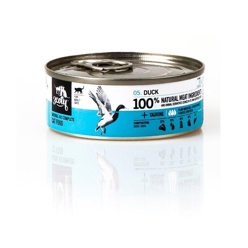 3COTY Duck - Comida Húmeda Gatos - 80G