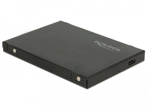 Delock 42609 Box External Hard Drive External Enclosure Unit Estado Sólido (SSD) Black M.2, Box Of Units Black — image 1