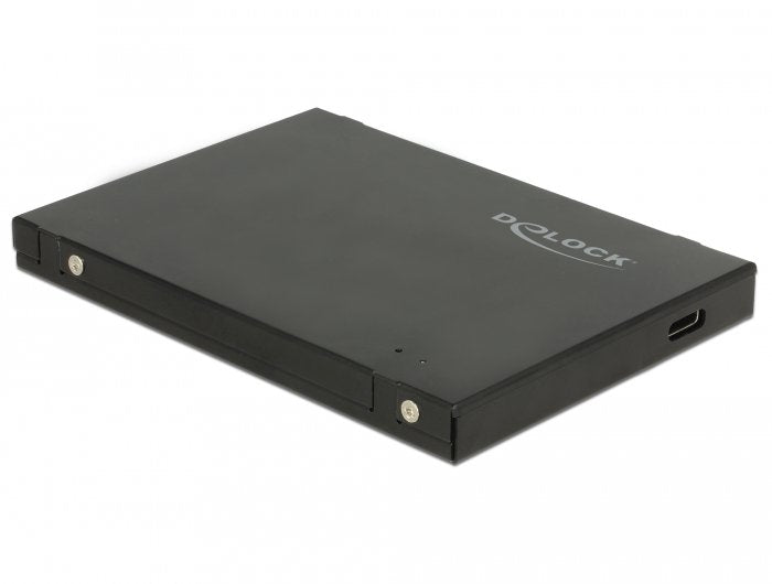 Delock 42609 Box External Hard Drive External Enclosure Unit Estado Sólido (SSD) Black M.2, Box Of Units Black