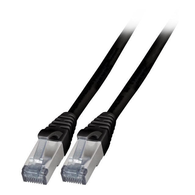 Efb RJ45 Network Cable CAT.6A S FTP Tpe, 6KV Black 3M