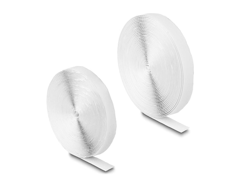 Delock 19065 Tape Hook And Lazo Self-adhesive 10M X An 20MM White