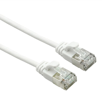 Roline U FTP Datacenter Network Cable CAT.6A (class Ea), Lsoh, Slim, White 0,5M — image 1