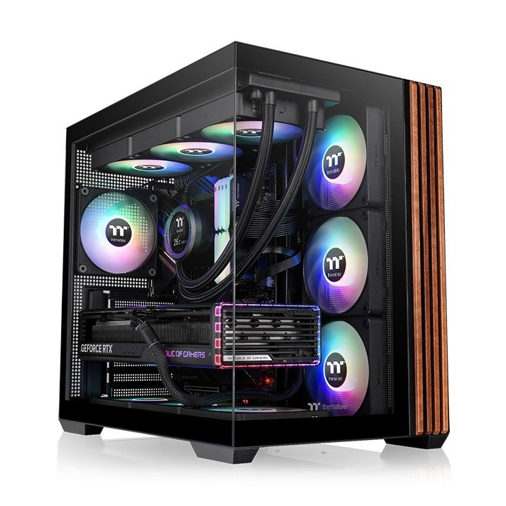 Thermaltake PC Case Geh View 380 Ws Midi Tower ARGB Black Retail