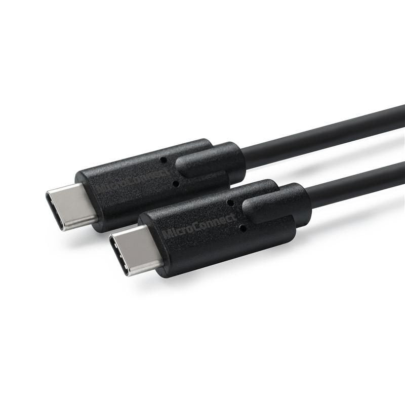Microconnect USB3.1CC2 USB Cable USB 3.2 Gen 2 (3.1 Gen 2) 2M USB C Black
