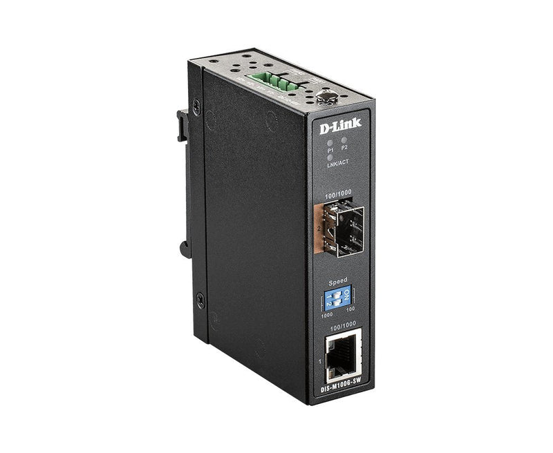 D-link DIS-M100G-SW Convertidor Medio 4000 Mbit/S Multimode Monomodo Black