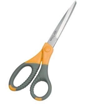 Wedo Scissors Steel Inoxidable Titan Plus 7 Pulgadas 17,7CM Grey/Yellow