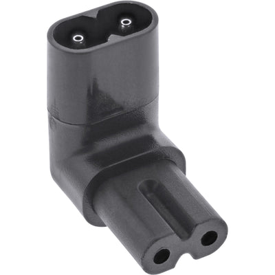 Inline Adapter Power IEC 60320 C8 / C7, Ángulo Arriba/Abajo 2 Pines — image 1