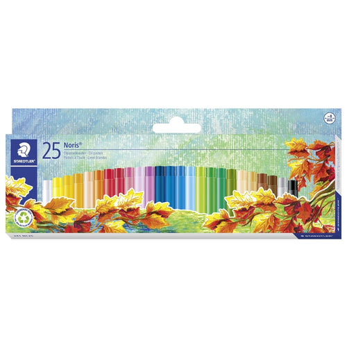 Staedtler Noris 241 Pack 25 Ceras Blandas - Diametro 8MM - Resistencia a Rotura - Colours Surtidos — image 1