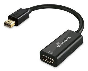 Mediarange Mini DisplayPort a HDMI Convertidor, 20CM, Sw