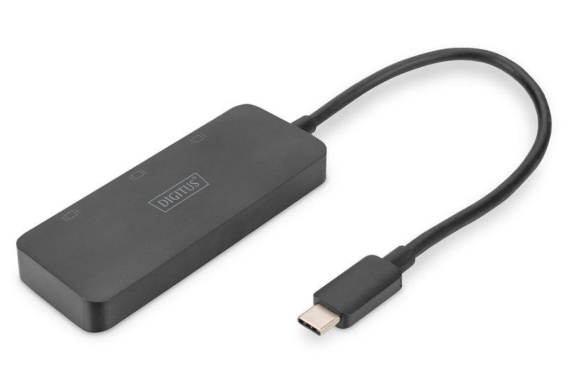 Digitus USB Hub 3-PORT C -3XDP M.cable Black