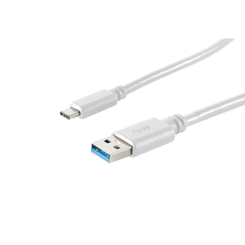 S-conn 13-31026 USB Cable 1M USB 3.2 Gen 1 (3.1 Gen 1) USB a USB C White