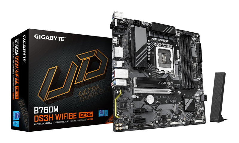Gigabyte Motherboard B760M DS3H DDR4 1700 MATX 4XDDR4