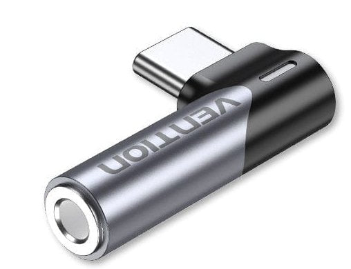 Vention Adapter Audio BGWH0 Jack 3.5 Female USB Type-c Male Grey