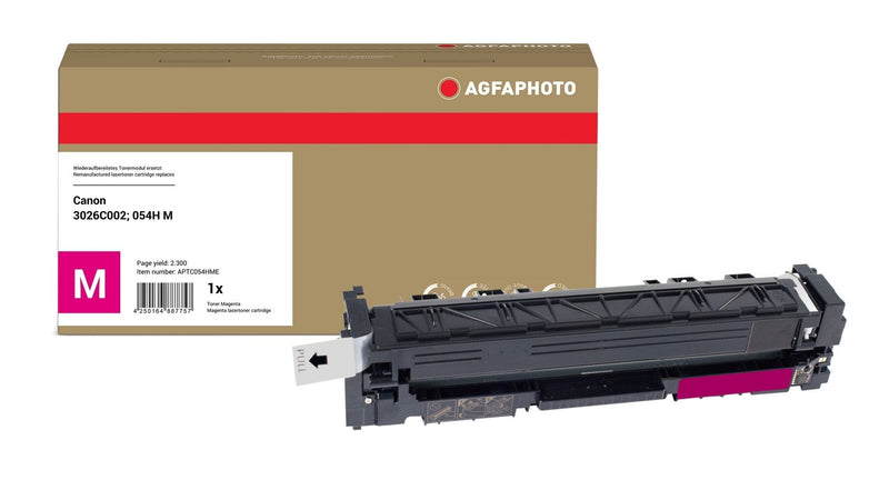Agfaphoto Replacement For Toner APTC054HME. Canon 3026C002