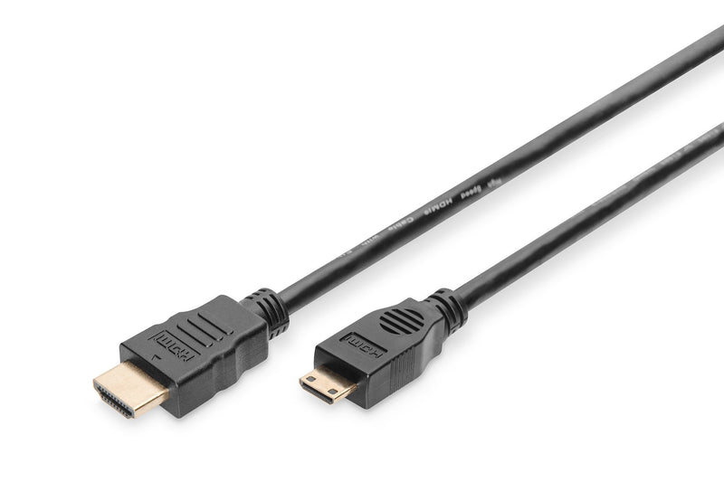Assmann HDMI 1.3 Highspeed Connection HDMI Cable a M /Minihdmi C M 3M Black