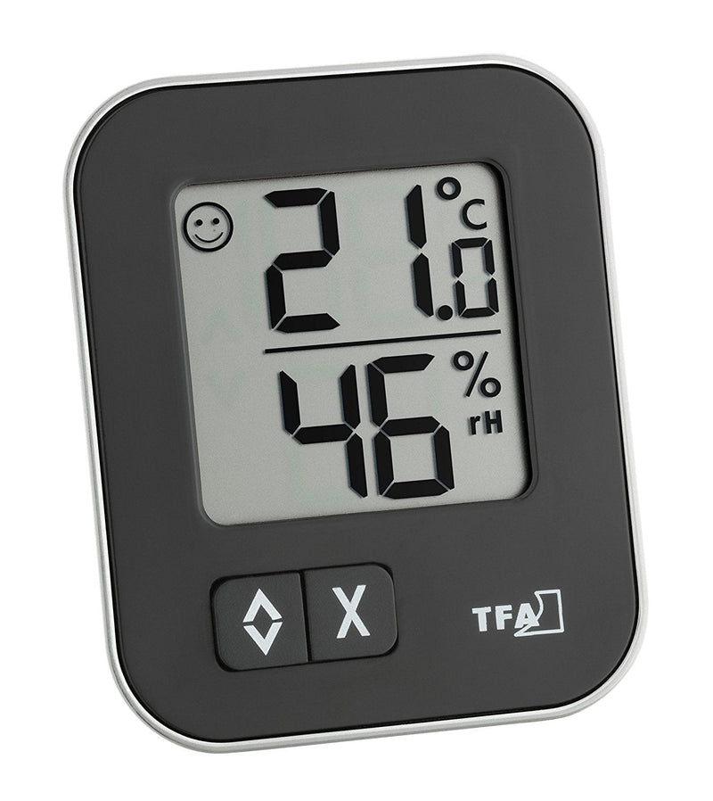 Termohigrómetro Digital Tfa Moxx, Thermometer Black 30.5026.01