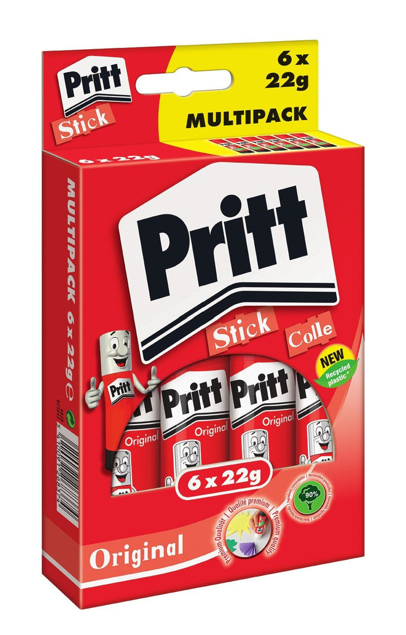 Pritt Glue Barra Multipack 6 St X 22G, 9H PS6BF