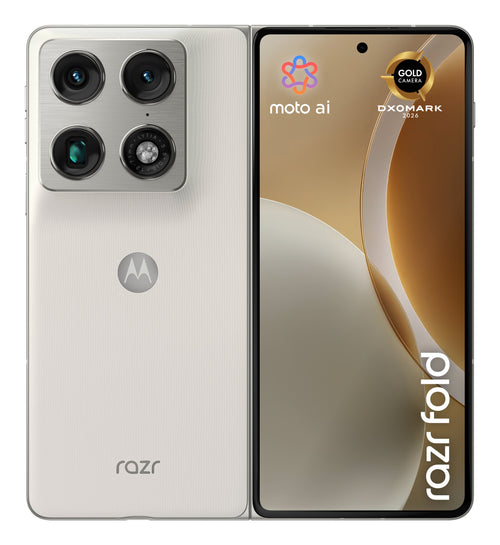 Motorola Smartphone Razr Fold 5G Dual SIM 16GB RAM 512GB - Lily White — image 1