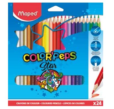 Maped Pencils Colours Color'peps Star C/ Certificado Fsc Surtidos Case 24 — image 1