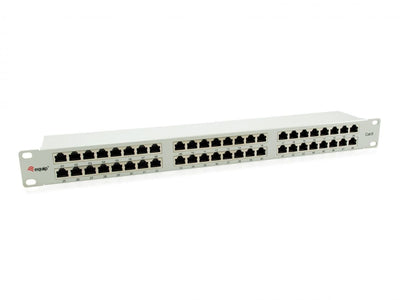 Equip Patchpanel 48x RJ45 CAT.6 19 1HE Grey — image 1