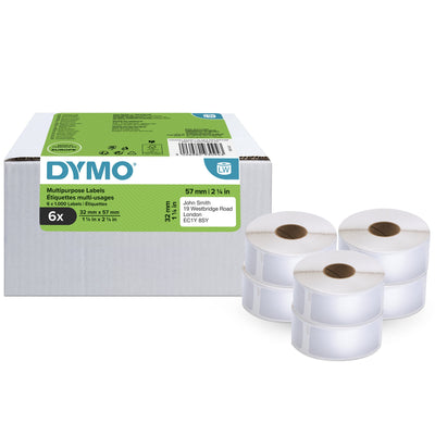 Dymo 2093094 Labels Removibles Multiusos 6 Pieces 11354 Genuine — image 1