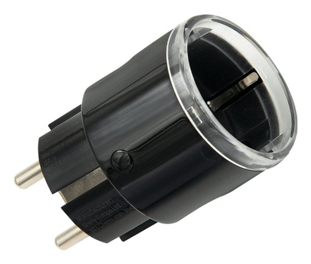 Shelly · Plug & Play \plug S GEN3 Matter\ · Black