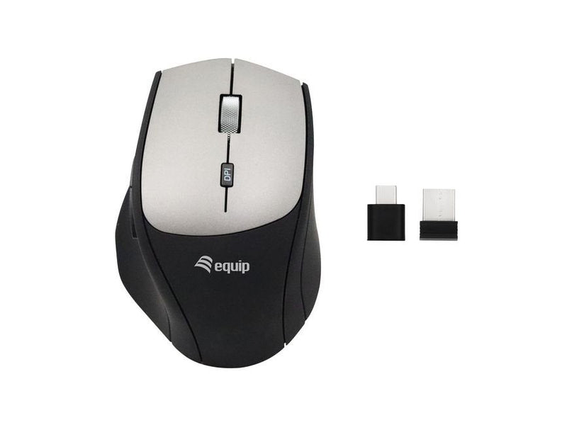 Equip Mouse 245115 Office Mano Derecha RF Wireless Óptico 2400 DPI