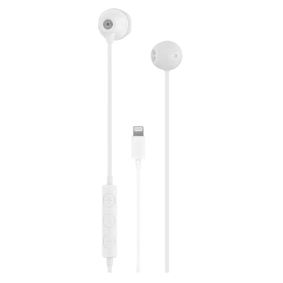 Headphones Tnb Curv Button Lightning - White