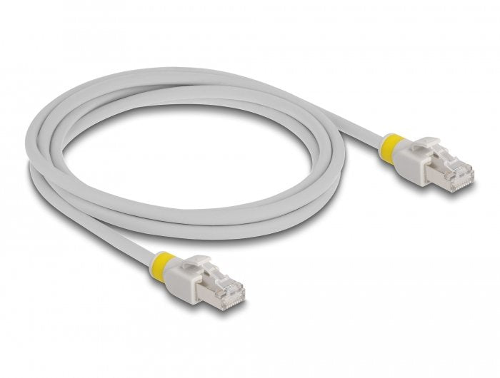 Delock Network Cable RJ45 CAT.6A S FTP With Colour Clips 2M