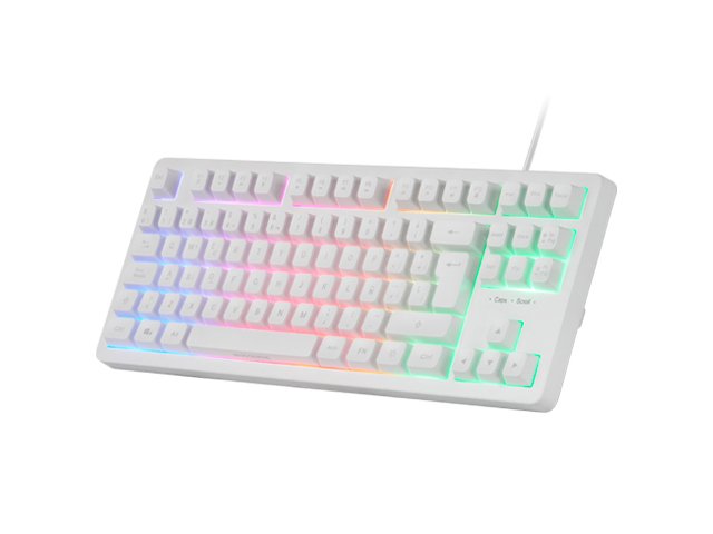 Mars Gaming MK023 Keyboard Gaming - Tenkeyless - H-mech Network - Iluminacion Frgb - Anti-ghosting - Compatibl
