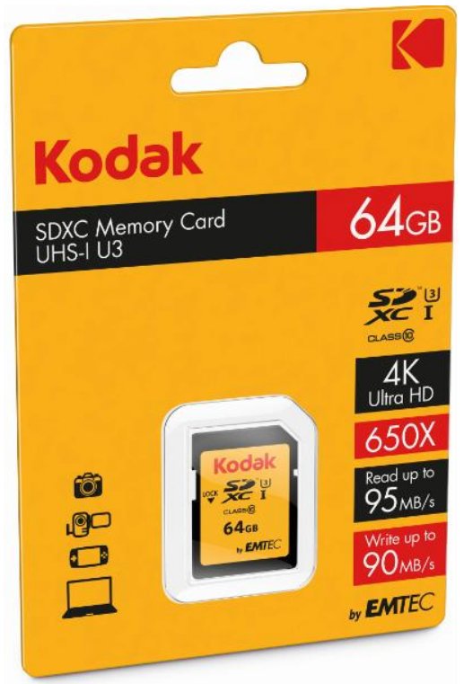 Kodak SD 64GB Uhs-i U3 V30 Ultra
