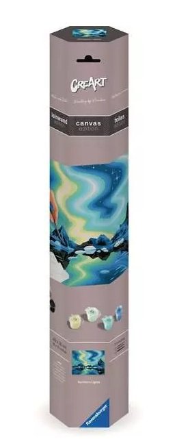 Ravensburger Creart Canvas Edition - Aurora Boreal, Pintura 23907 — image 1