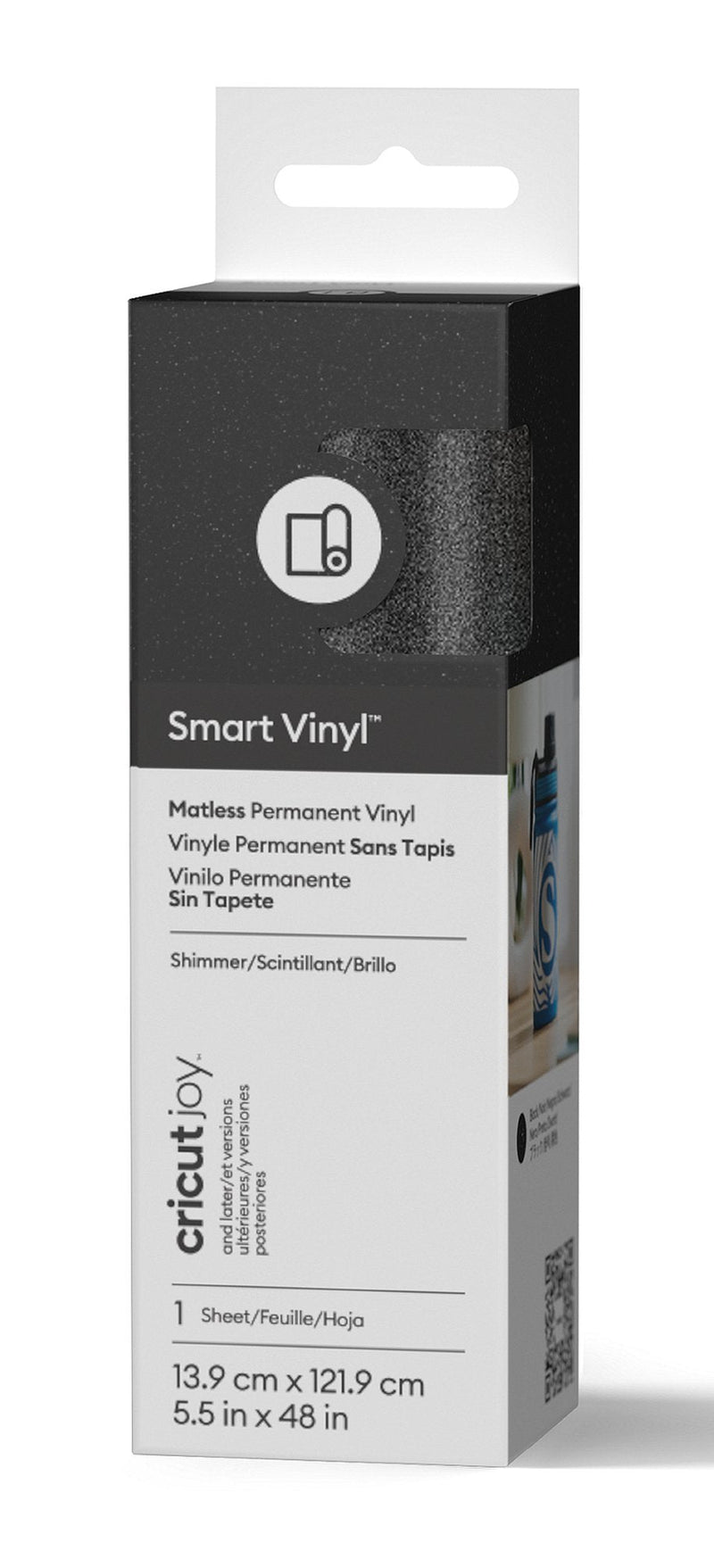 Cricut 2011752 Vinilo Adhesive Permanente Black