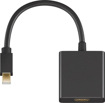 Microconnect Mdphdmib Adapter Cable Vídeo 0,15M Mini DisplayPort HDMI Type a Standard Black — image 1