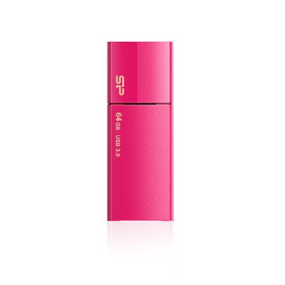 USB Flash Drive Silicone Power 64GB USB 3.0 B05 Pink — image 1